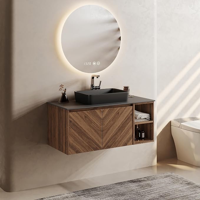 36 Inch Floating Bathroom Vanity by FHKJHOME
