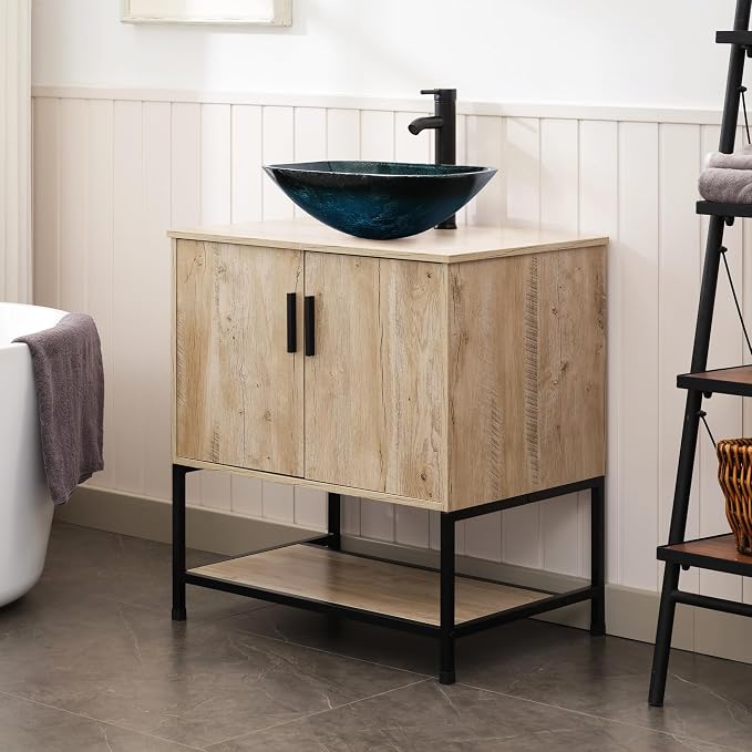 UEV Rustic Oak 30" Bathroom Vanity - Image 5