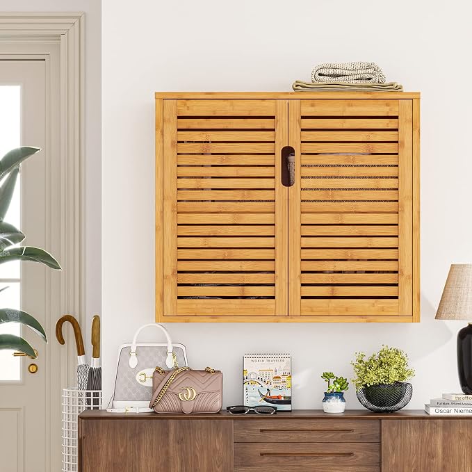 VIAGDO Wall Cabinet Bathroom Storage Cabinet Wall Mounted - Image 7