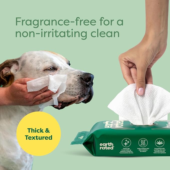 Earth Rated Vet-Developed Pet Eye Wipes, Hypoallergenic Cleaner - Image 5