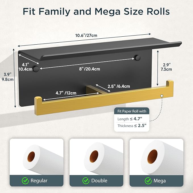 FORIOUS Toilet Paper Holder - Image 5