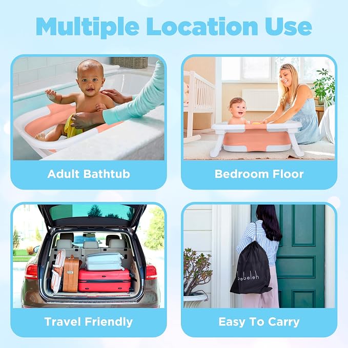 BEBELEH™ Collapsible Baby Bathtub - Image 5