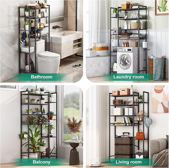 8-Tier Over The Toilet Storage - Image 7