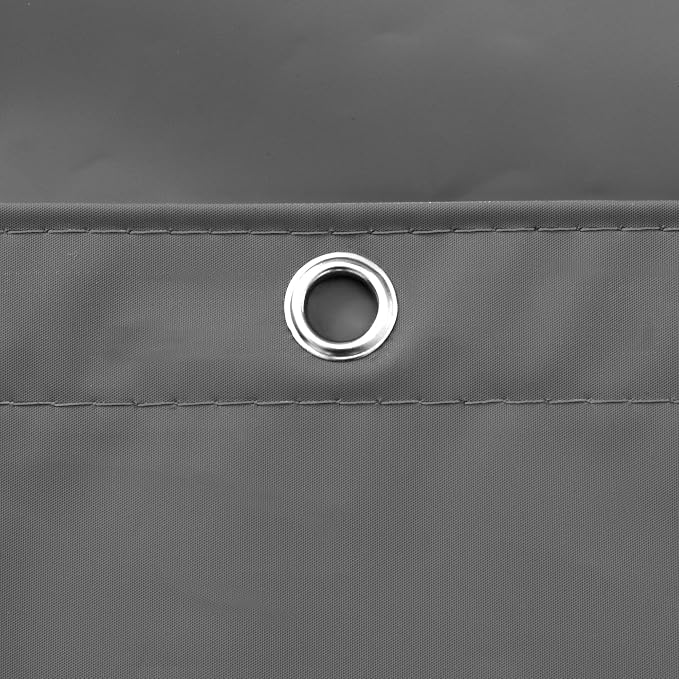 Barossa Design Gray Shower Curtain Liner - Image 5
