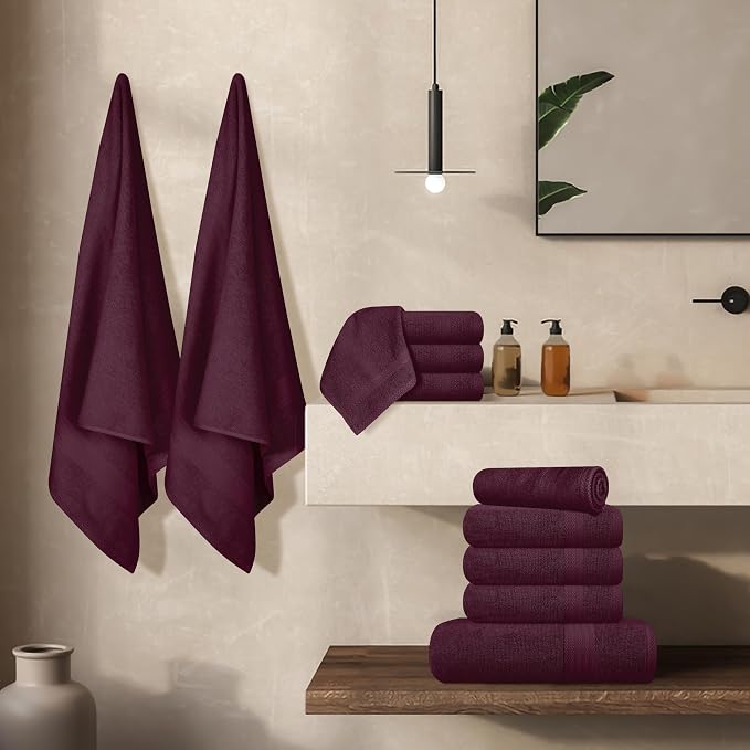 GLAMBURG Ultra Soft 24-Piece Towel Set - Image 6
