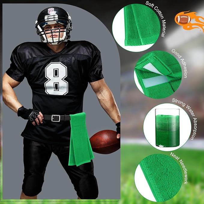 Shimeyao 2 Pcs Cotton Sports Football Towel - Image 3