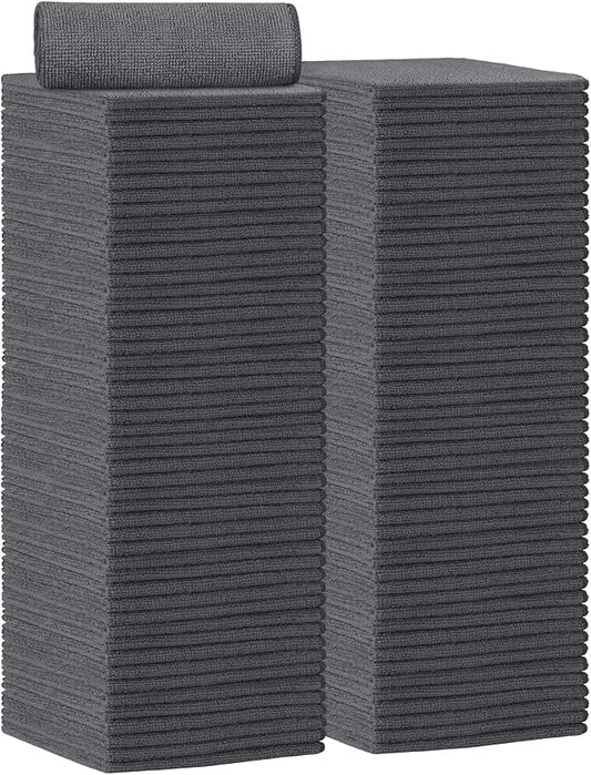 AIDEA Microfiber Cleaning Cloth 100PK, Soft Microfiber Towels by AIDEAHOME