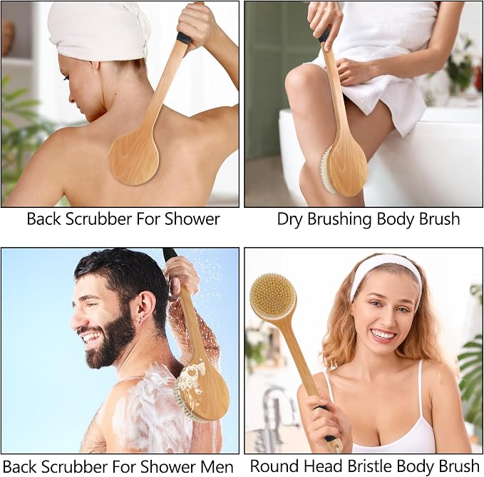 OWIIZI Round Head Back Scrub Brush - Image 4