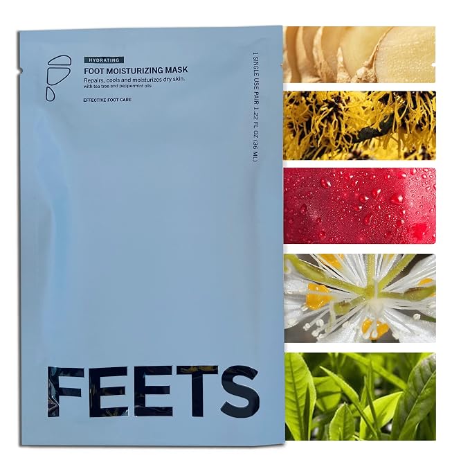 FEETS Hydrating Foot Mask with Tea Tree and Peppermint | Perfect - Image 5