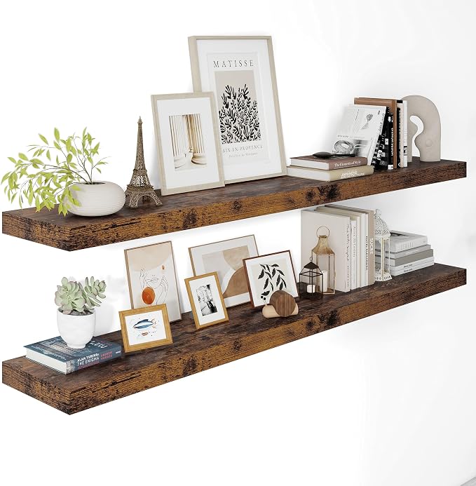 Vivelove 12" Deep Floating Shelves by VIVELOVE