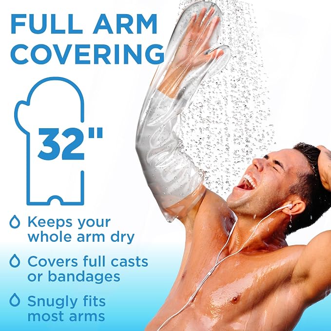 100% Waterproof Cast Covers for Shower Arm Adult - Image 2