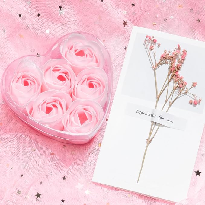 Birthday Gifts for Women Friendship, Rose Relaxing Spa Gifts Basket for Women - Image 8