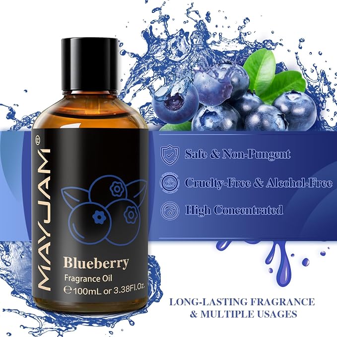 MAYJAM 100ML/3.38FL.OZ Blueberry Fragrance Oils - Image 3