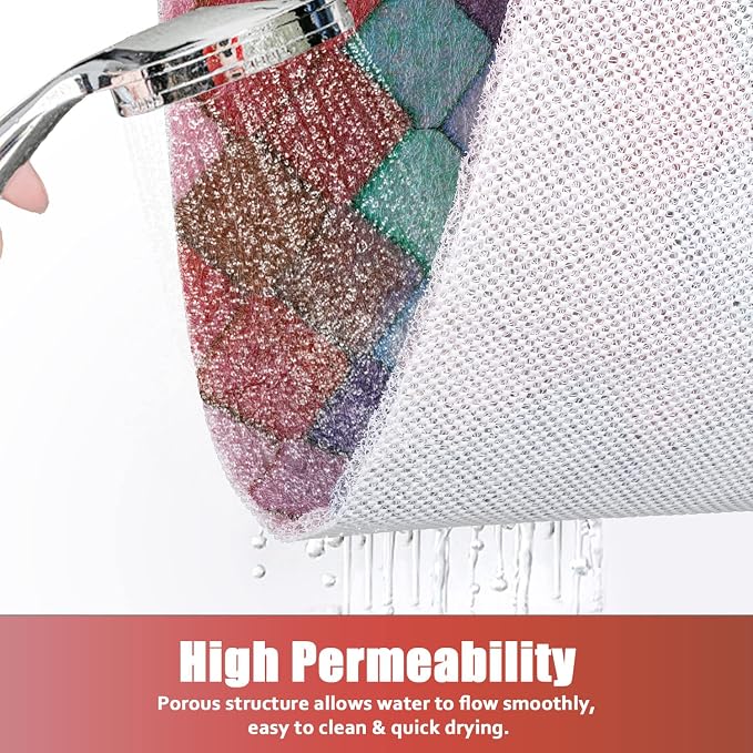 Non Slip Shower Mat, 36x36 Inch Large Soft and Comfortable Bath Mat, PVC Loofah - Image 3