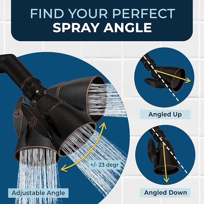 HammerHead Showers® Solid Metal 2 Inch High Pressure Shower Heads - Image 5