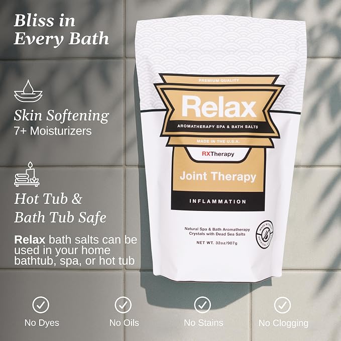 Relax Spa & Bath, Epsom & Dead Sea Salts, Aromatherapy Bath Salts - Image 3