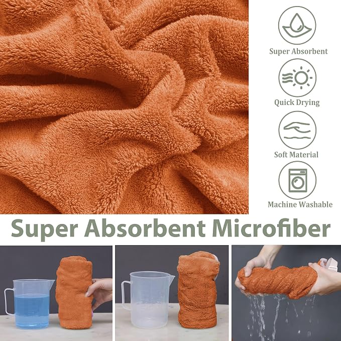 Dog Bathrobe Super Absorbent Towel Robe - Image 4