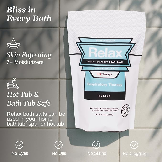 Relax Spa & Bath, Epsom & Dead Sea Salts, Aromatherapy Bath Salts - Image 3