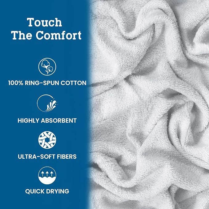 Casa Lino 100% Cotton Hand Towels - Image 6