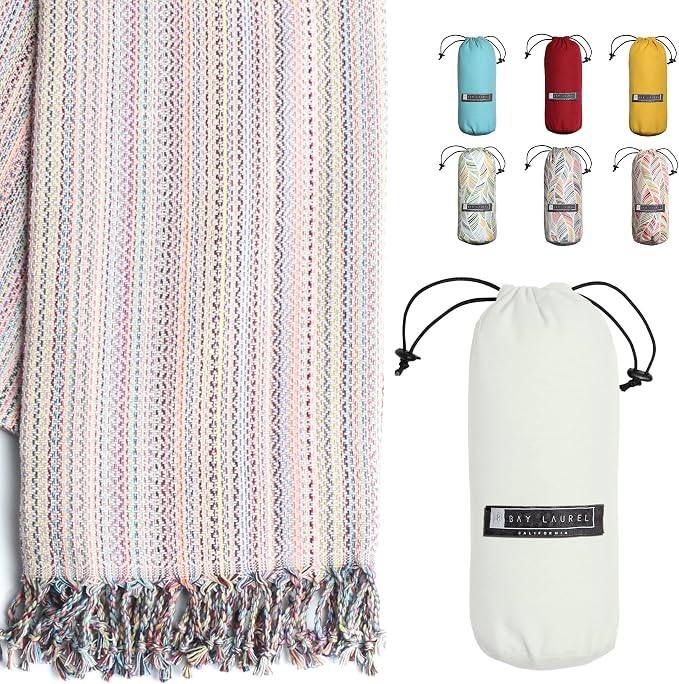BAY LAUREL Turkish Beach Towel by BayLaurel