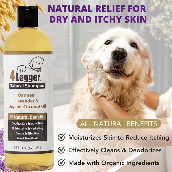4Legger All Natural Organic Oatmeal Dog Shampoo - Image 7