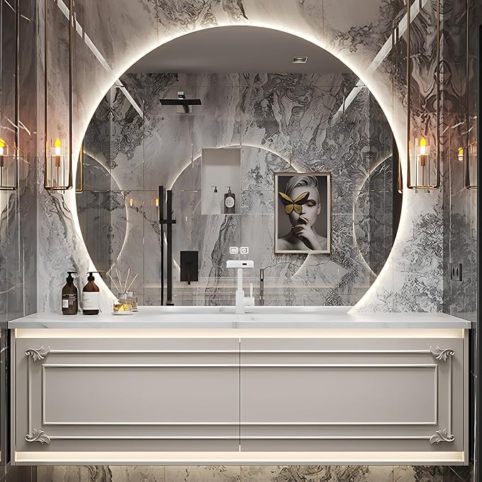 58IN Modern Bathroom Cabinet by Genpai