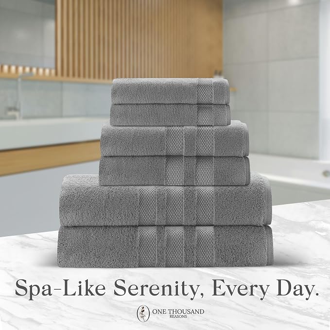 Premium Staple Cotton Bathroom Towel Set - Image 6