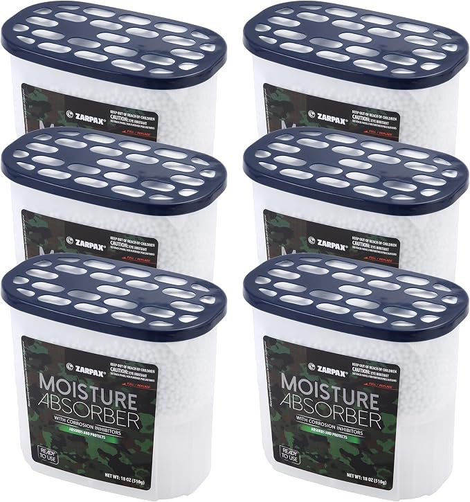 Moisture Absorber Corrosion Inhibitors Gun & Gear 17.6 oz/500g | Removes by Zarpax