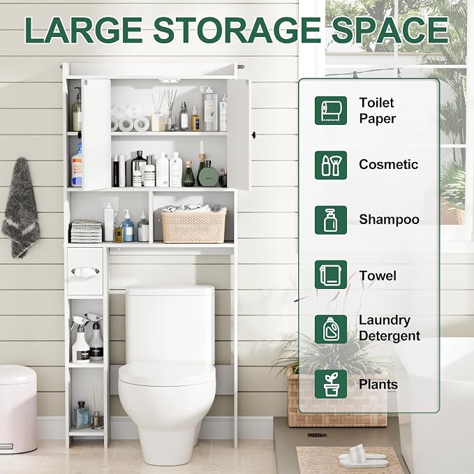 Over The Toilet Storage Cabinet - Image 3