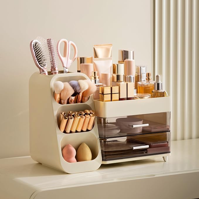 HBlife Makeup Organizer with Brush Holder - Image 5