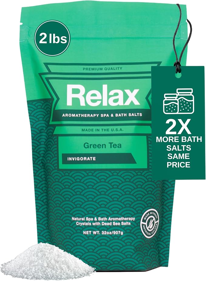 Relax Spa & Bath, Epsom & Dead Sea Salts, Aromatherapy Bath Soak by RelaxSpaBath