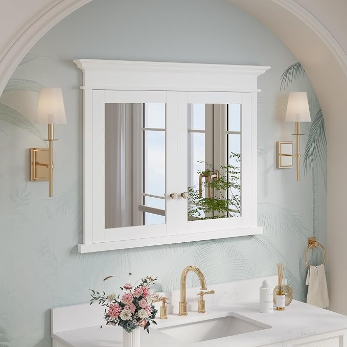 WELLFOR40 x 32" Bathroom Medicine Cabinet - Image 3