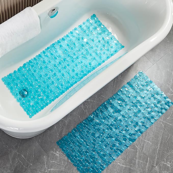 Bath Shower Mat Non Slip: Extra Large Pebble Bathtub mat - Image 6