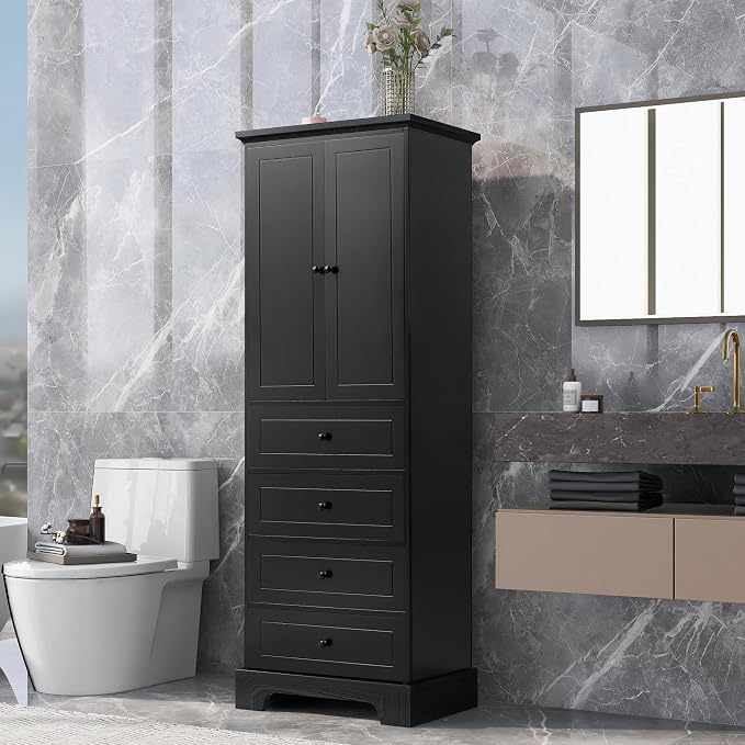 Tall Narrow Storage Cabinet - Image 3