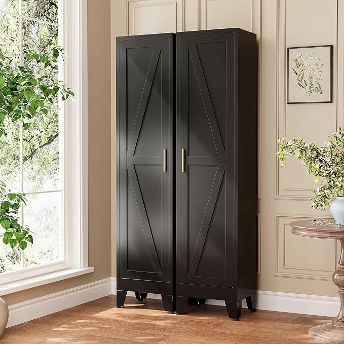 Narrow Bthroom Storage Cabinet Tall Metal Storage Cbinets - Image 4