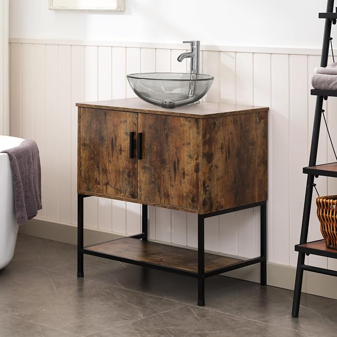 UEV Rustic Brown 30" Bathroom Vanity - Image 5