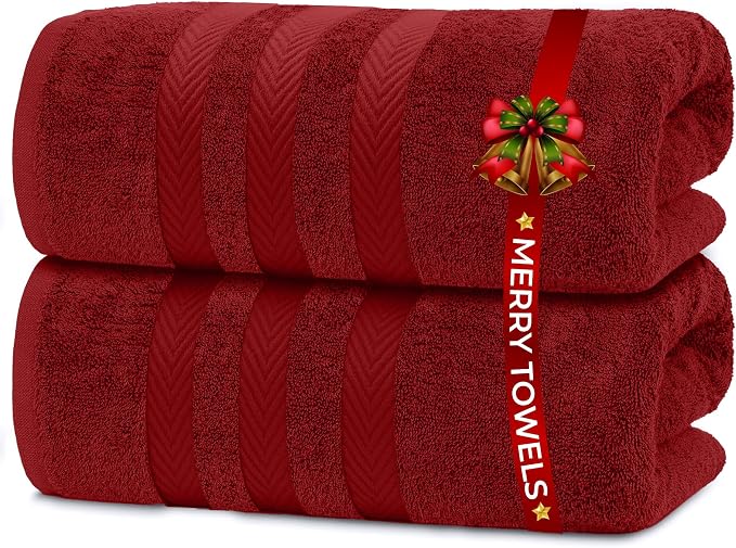 RIVERSIDE Pack of 2 Extra Large Bath Sheets 35 x 70 Inches by RIVERSIDE