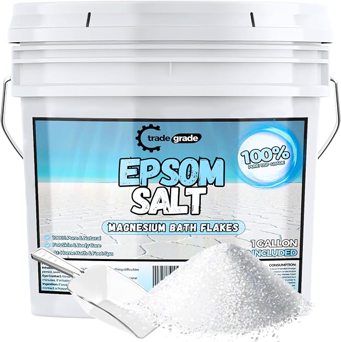 TradeGrade Epsom Salt – Pure Magnesium Sulfate by TradeGrade