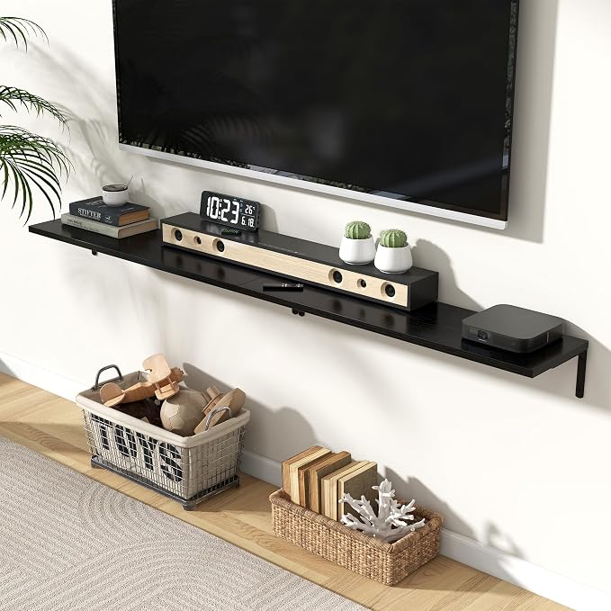 Fun Memories Deep Floating Shelves, 36W x 8D Floating Shelves Set of 2 - Image 2
