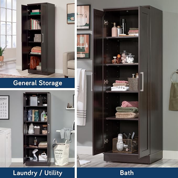 Sauder HomePlus Storage Cabinet/ Pantry cabinets, Dakota Oak finish - Image 8