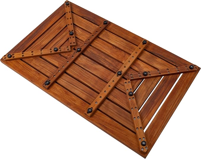 Nordic Style Premium Teak Shower and Bath Mat - Image 3