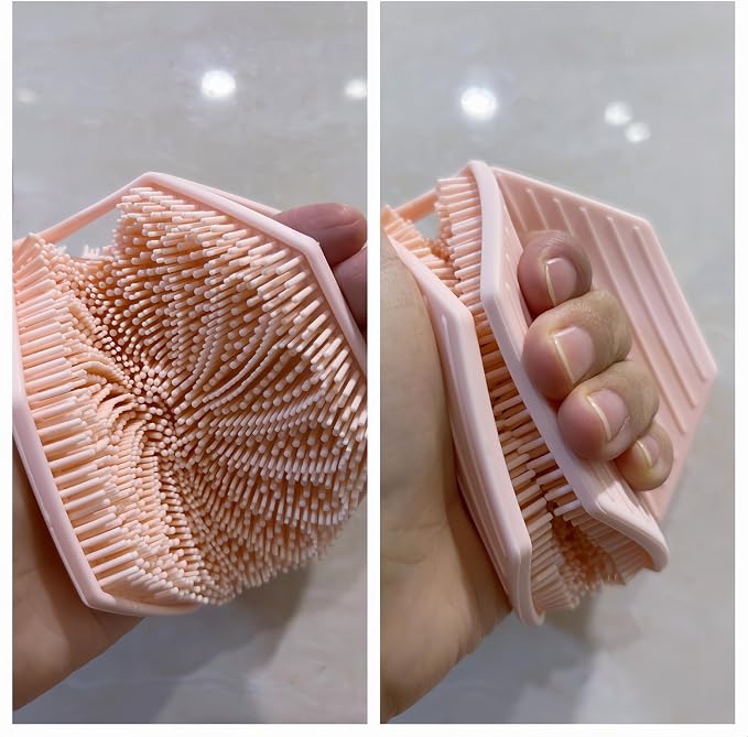 Silicone Body Scrubber Double-Sided Design，Silicone Loofah Double-Sided Body - Image 6