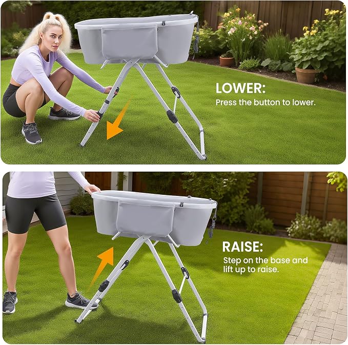 Dog Bathtub, Collapsible Dog Bath Tub - Image 3