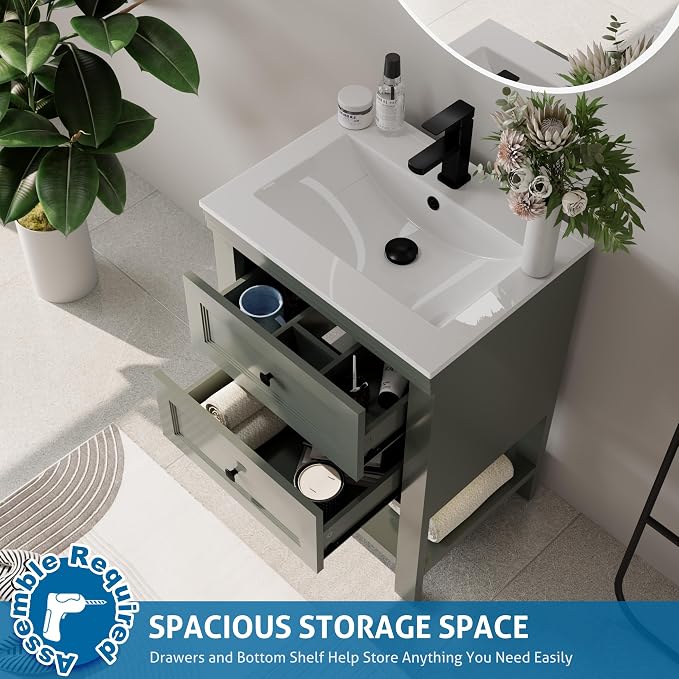 eclife 24" Bathroom Vanity - Image 5
