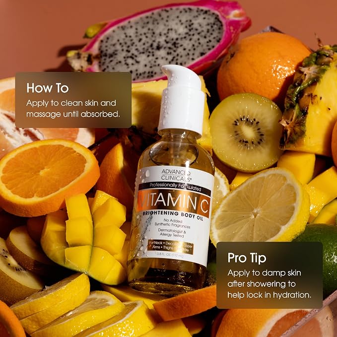 Advanced Clinicals Vitamin C Brightening Body Oil - Image 7