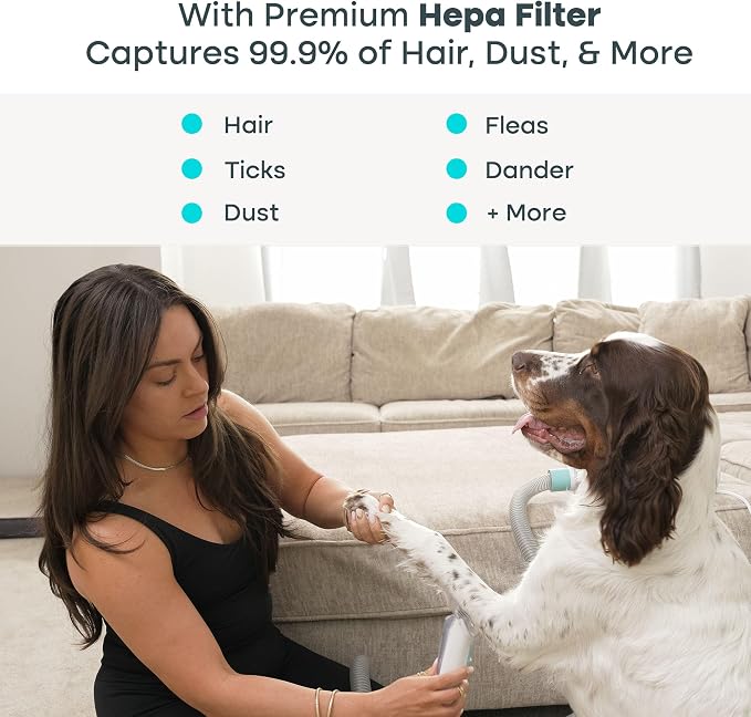 Uproot Clean Pet Groomer Vacuum Kit 7 in 1 - Image 4