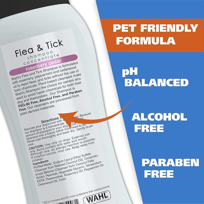 Wahl USA Flea & Tick Repelling Dog Shampoo – Defense Formula - Image 4