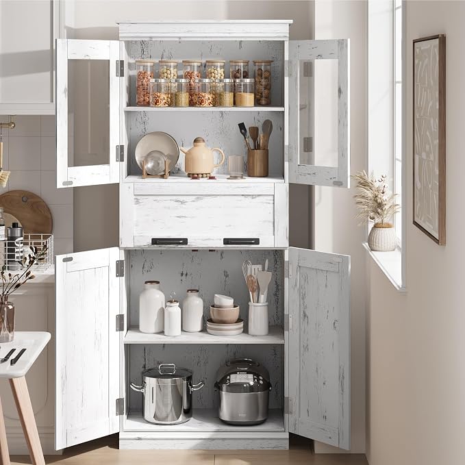 GAOMON 67" Tall Bathroom Cabinet - Image 6