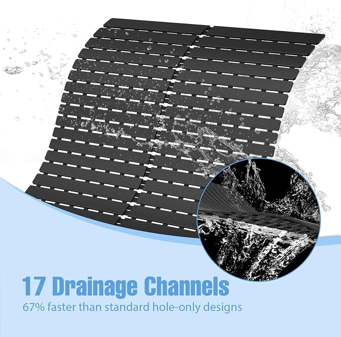​Shower Mat Non-Slip Bath Mat for Tub and Shower Stall, 200+ Suction Cups - Image 6