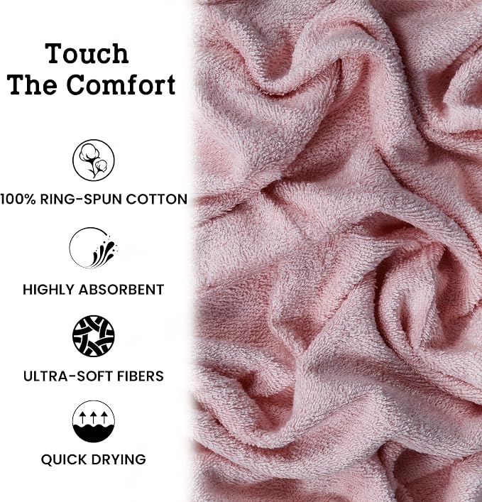 Casa Lino Bath Towel Set of 8 - Image 5